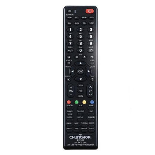 Chunghop Universal TV Remote Control Compatible with TCL LCD Smart HD Plasma V238-SUPDZ-33051403910