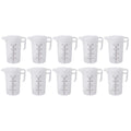 10x 2L Measuring Jug Heavy Duty Clear Plastic Propylene Food Grade BPA 5 Pro-Jug V238-SUPDZ-33054660853840