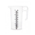1L Measuring Jug Heavy Duty Clear Plastic Propylene Food Grade BPA 5 Pro-Jug V238-SUPDZ-33054666162256