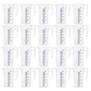 20x 500ml Measuring Jug Strong Clear Plastic Propylene BPA 5 Food Grade Pro-Jug V238-SUPDZ-33054678450256