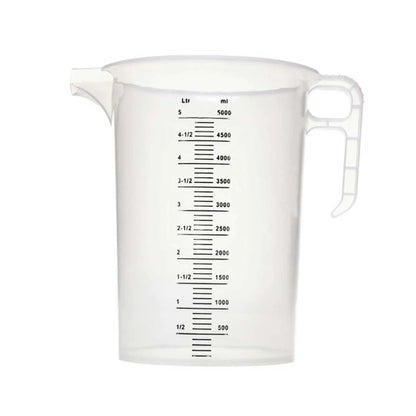 10x 5L Measuring Jug Heavy Duty Clear Plastic Propylene Food Grade BPA 5 Pro-Jug V238-SUPDZ-33054689919056