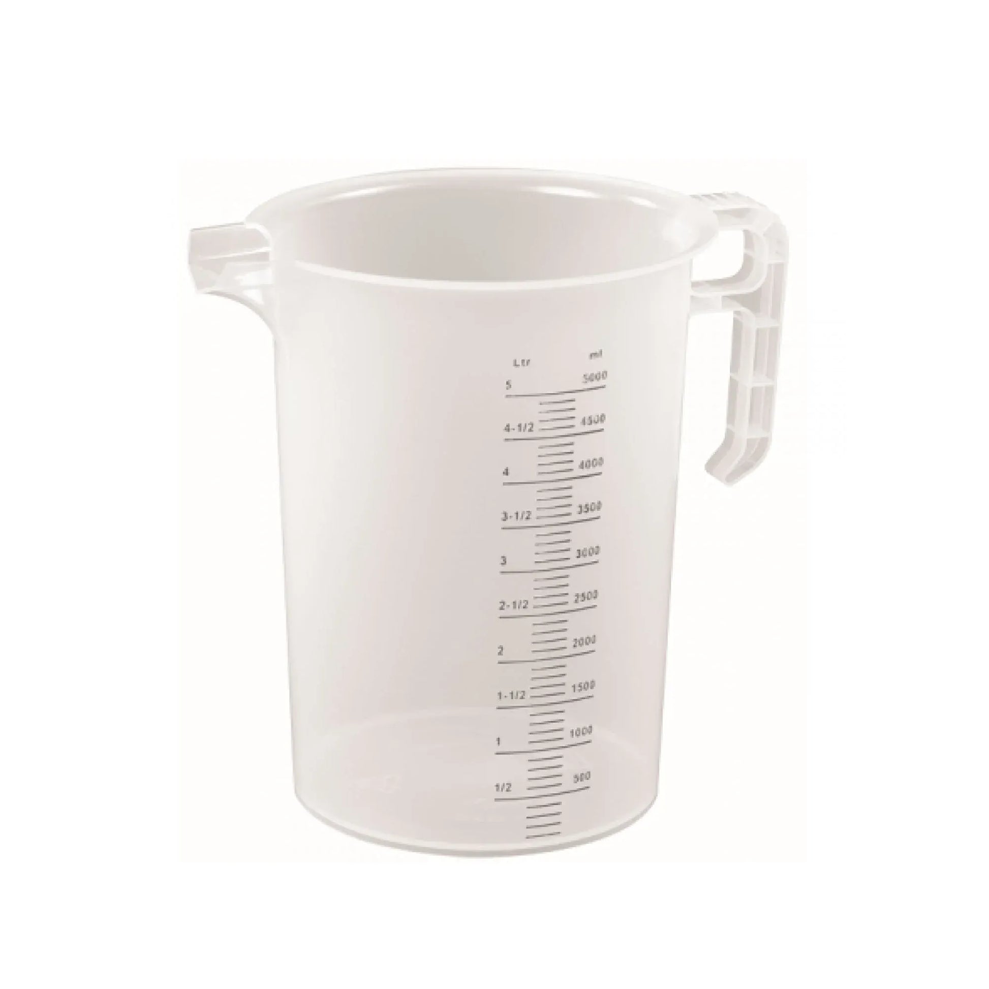 10x 5L Measuring Jug Heavy Duty Clear Plastic Propylene Food Grade BPA 5 Pro-Jug V238-SUPDZ-33054689919056