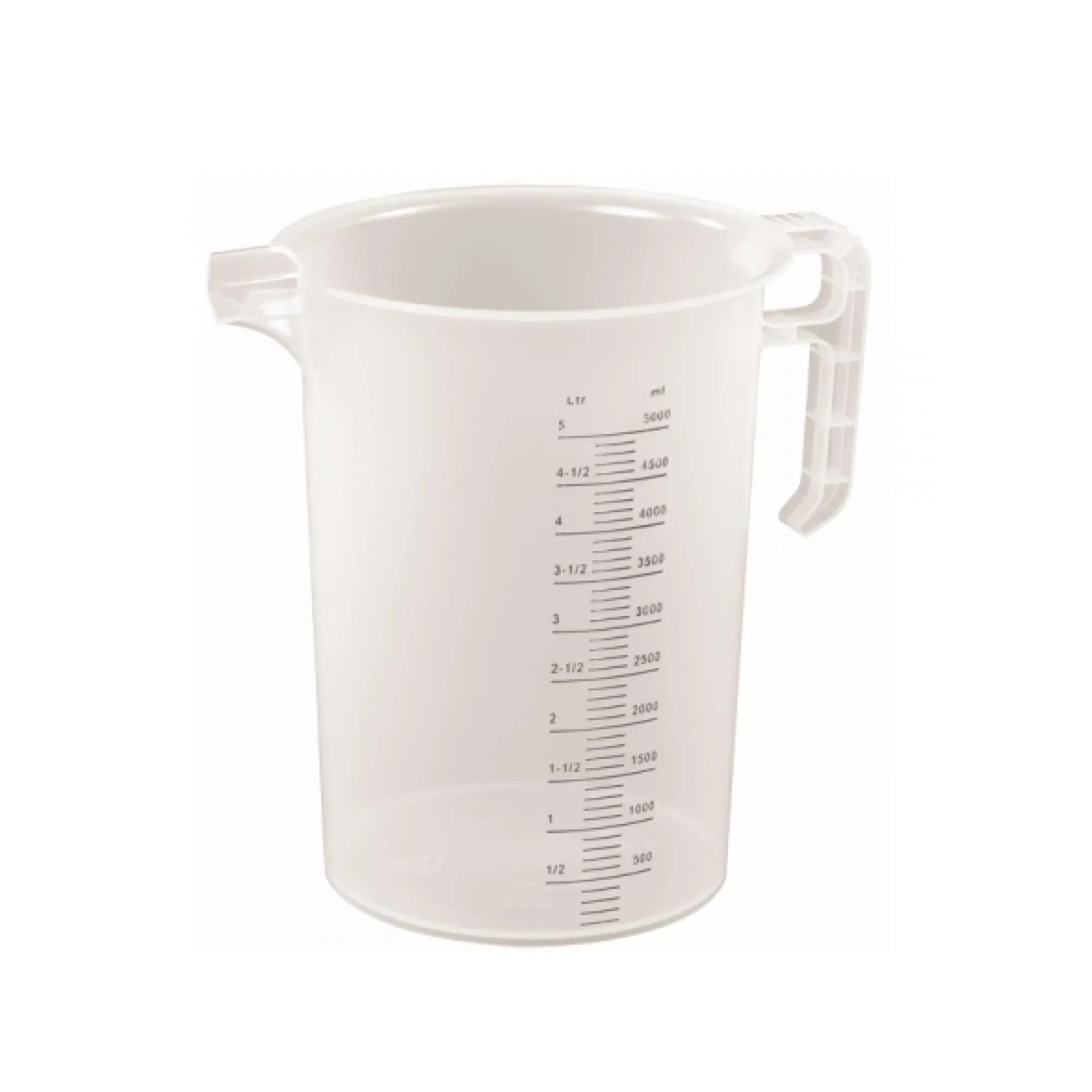 10x 5L Measuring Jug Heavy Duty Clear Plastic Propylene Food Grade BPA 5 Pro-Jug V238-SUPDZ-33054689919056