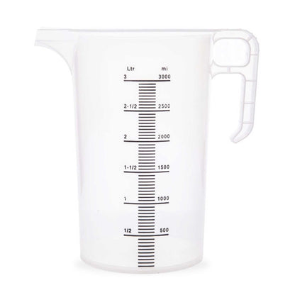 10x 3L Measuring Jug Heavy Duty Clear Plastic Propylene Food Grade BPA 5 Pro-Jug V238-SUPDZ-33054705713232