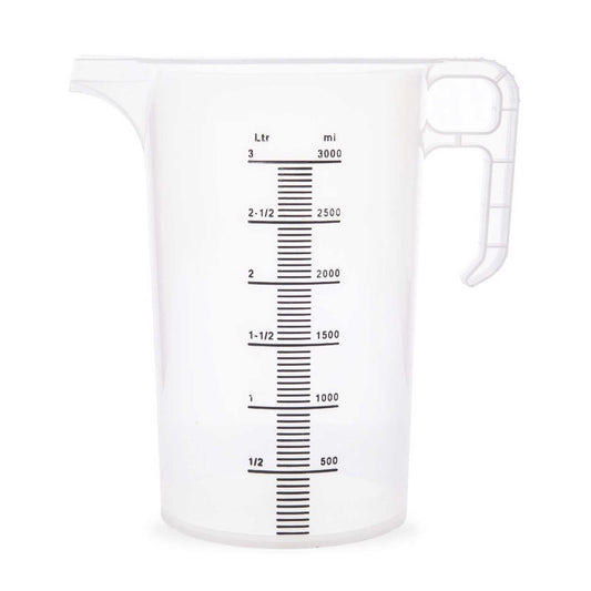 10x 3L Measuring Jug Heavy Duty Clear Plastic Propylene Food Grade BPA 5 Pro-Jug V238-SUPDZ-33054705713232