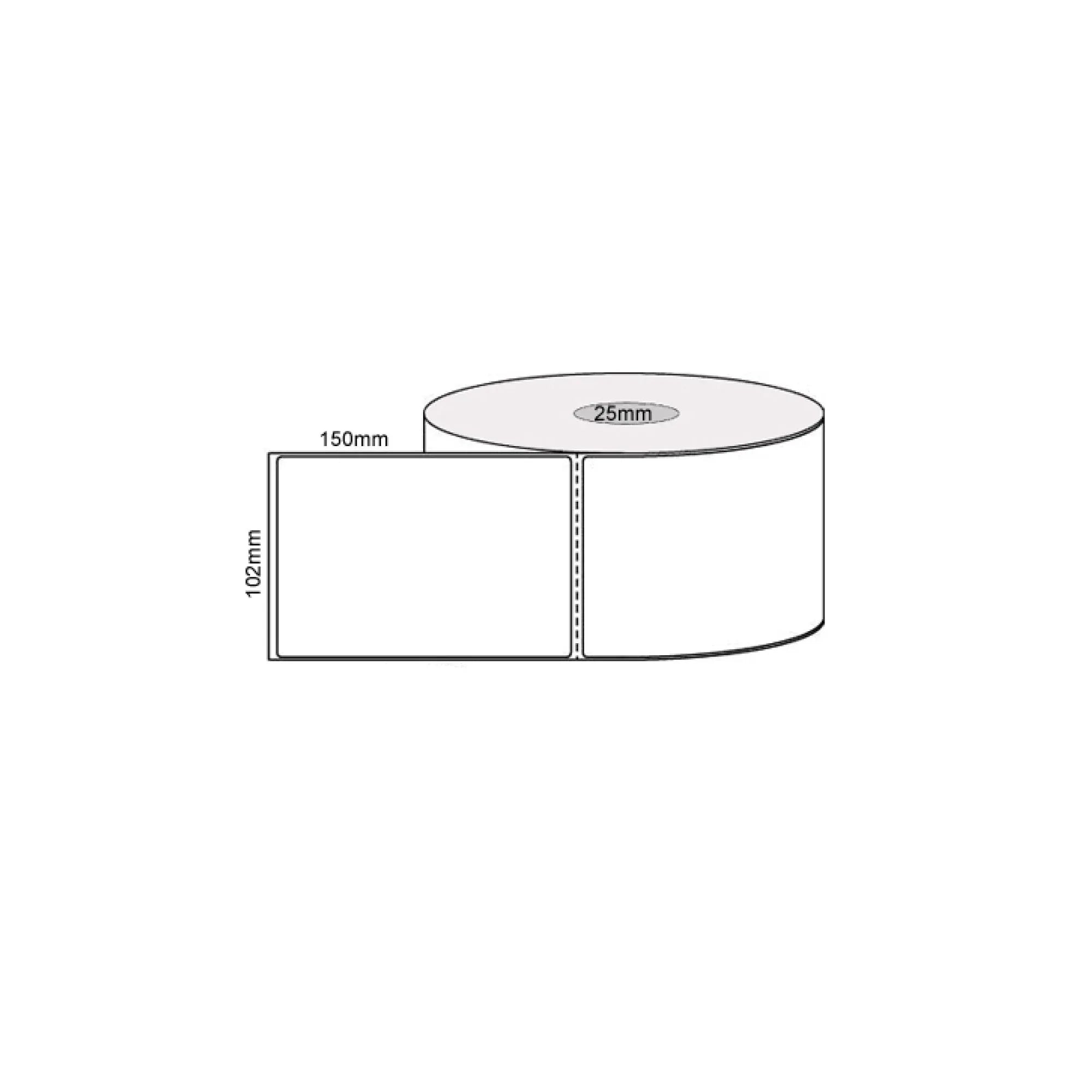 13x Rolls x 400 Label Stickers 102x150mm - Direct Thermal White Shipping Labels V238-SUPDZ-33058139865168
