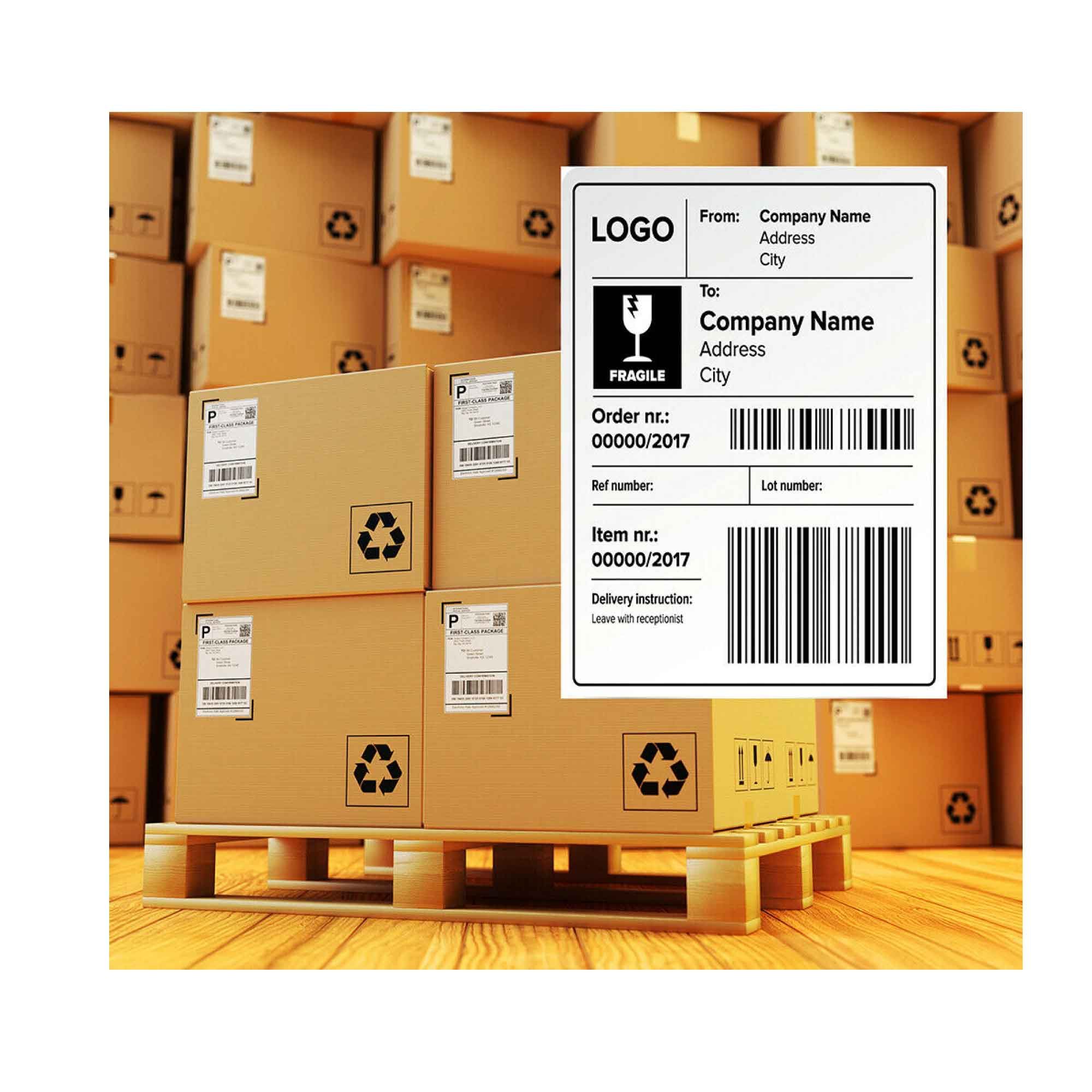 13x Rolls x 400 Label Stickers 102x150mm - Direct Thermal White Shipping Labels V238-SUPDZ-33058139865168
