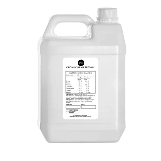 Orku 5L Organic Hemp Seed Oil - Cold Pressed Food Grade Oils V238-SUPDZ-33088463175760
