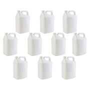 10x 5L White HDPE Plastic Bottles + Tamper Tel Caps - Dangerous Goods Jerry Can V238-SUPDZ-33089759936592