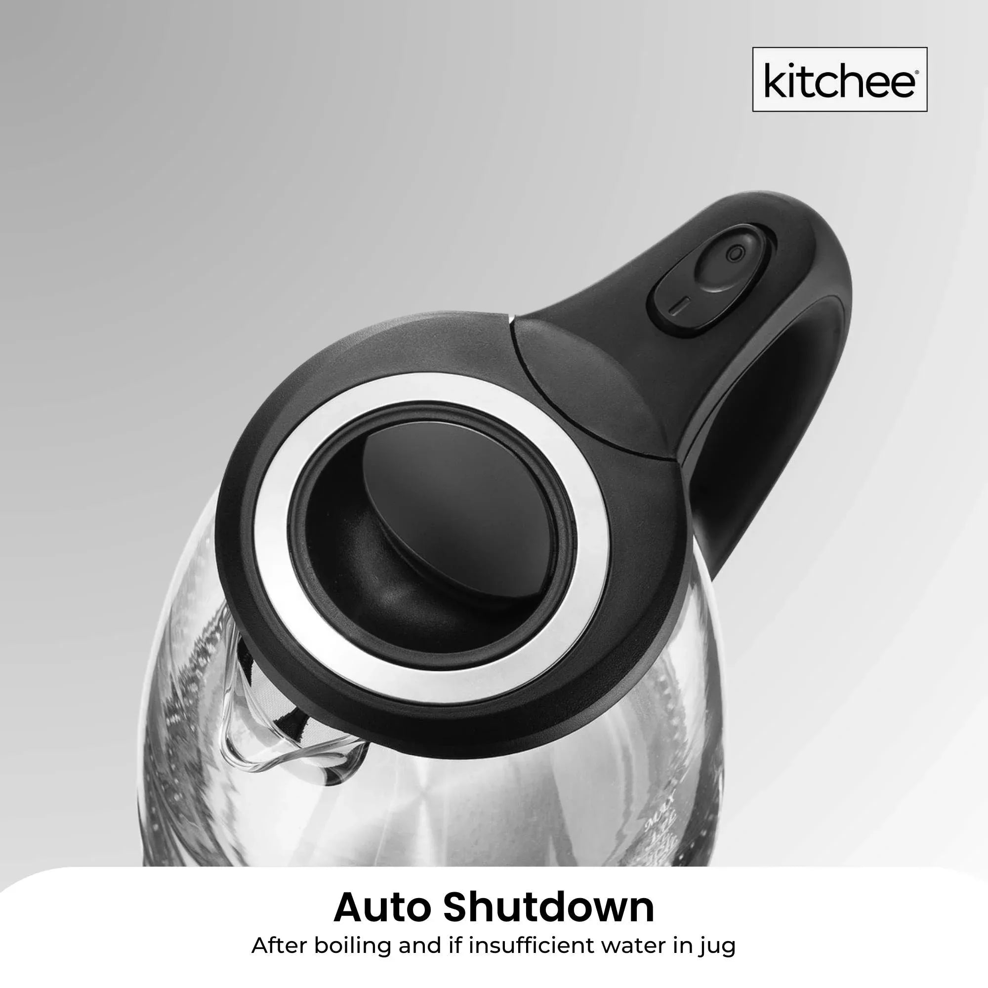 Kitchee 1.7L Glass Electric Kettle LED Light Cordless 360 Water Boiling Jug V238-SUPDZ-33114836959312