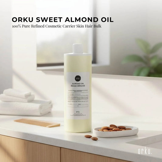 Orku 1L Sweet Almond Oil 100% Pure Refined Cosmetic Carrier Skin Hair V238-SUPDZ-33140126842960