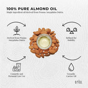Orku 1L Sweet Almond Oil 100% Pure Refined Cosmetic Carrier Skin Hair V238-SUPDZ-33140126842960