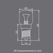 12V 12W E14 Light Bulb Replacement Globe -Himalayan Salt Lamp Switch Accessories V238-SUPDZ-33144526078032