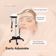 Ellie & Ruby Facial Steamer Magnifying Lamp - 2in1 Professional Beauty Machine V238-SUPDZ-33150355144784