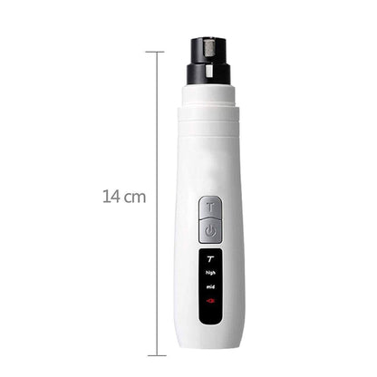 Pet Nail Grinder Dog Cat Electric Trimmer Turbo USB Rechargeable Claw Filer N9 V238-SUPDZ-33161850781776