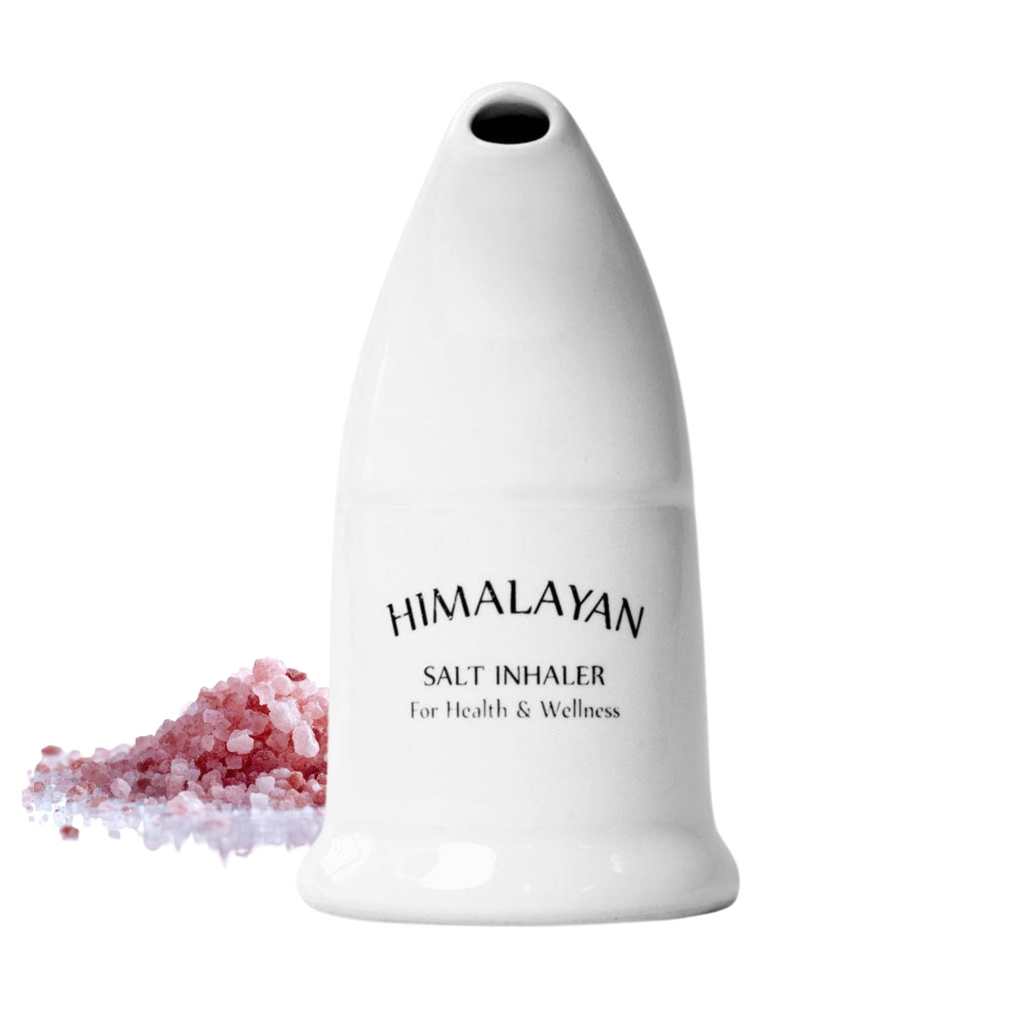 Orku Himalayan Pink Salt Inhaler Pipe Ceramic and 125g Coarse Crystal Rock Salt V238-SUPDZ-33164446790