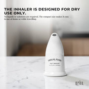 Orku Himalayan Pink Salt Inhaler Pipe Ceramic and 125g Coarse Crystal Rock Salt V238-SUPDZ-33164446790
