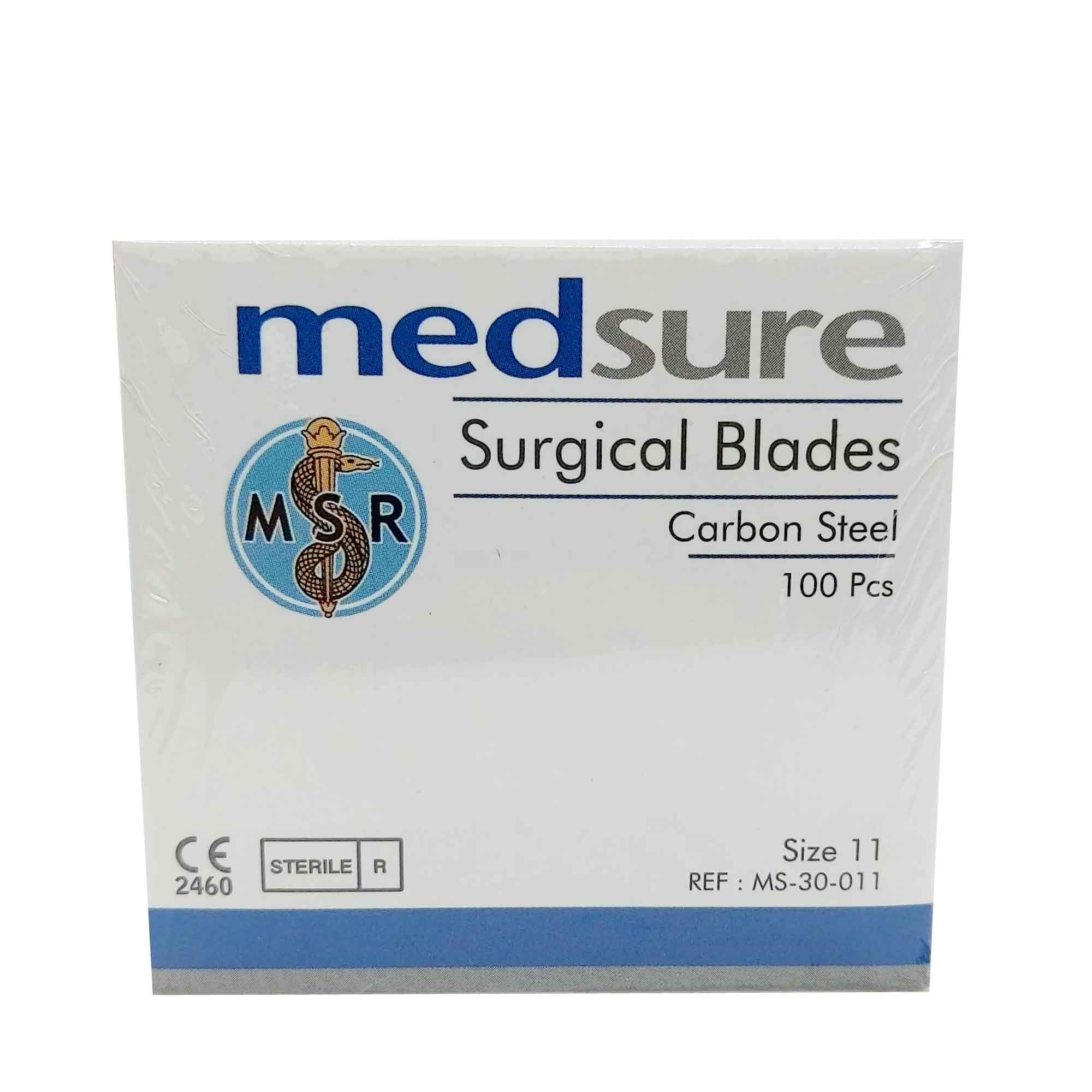 100 Surgical Scalpel Blades Size 11 Sterile Carbon Steel Disposable Sealed V238-SUPDZ-33204847968336