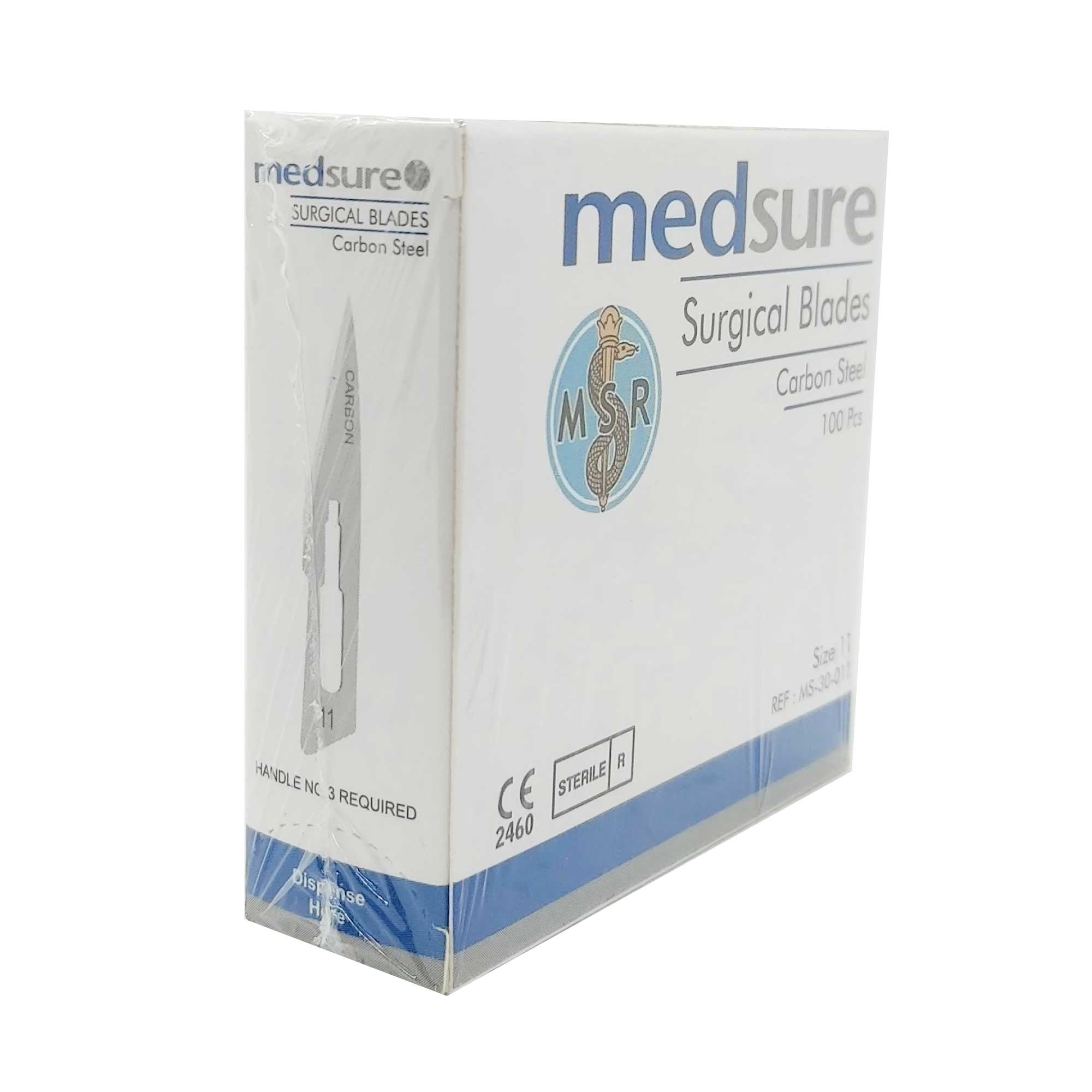 100 Surgical Scalpel Blades Size 11 Sterile Carbon Steel Disposable Sealed V238-SUPDZ-33204847968336
