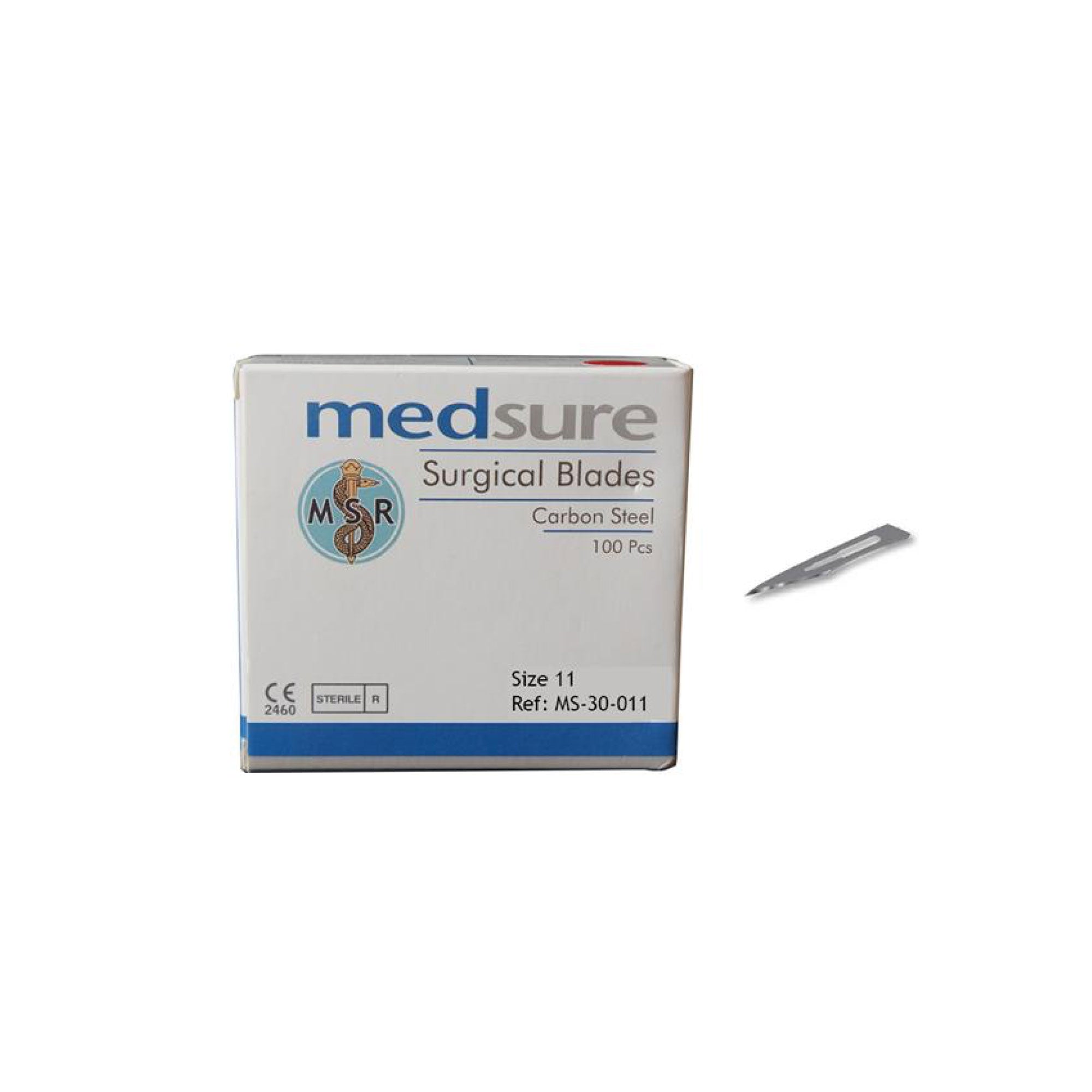 100 Surgical Scalpel Blades Size 11 Sterile Carbon Steel Disposable Sealed V238-SUPDZ-33204847968336