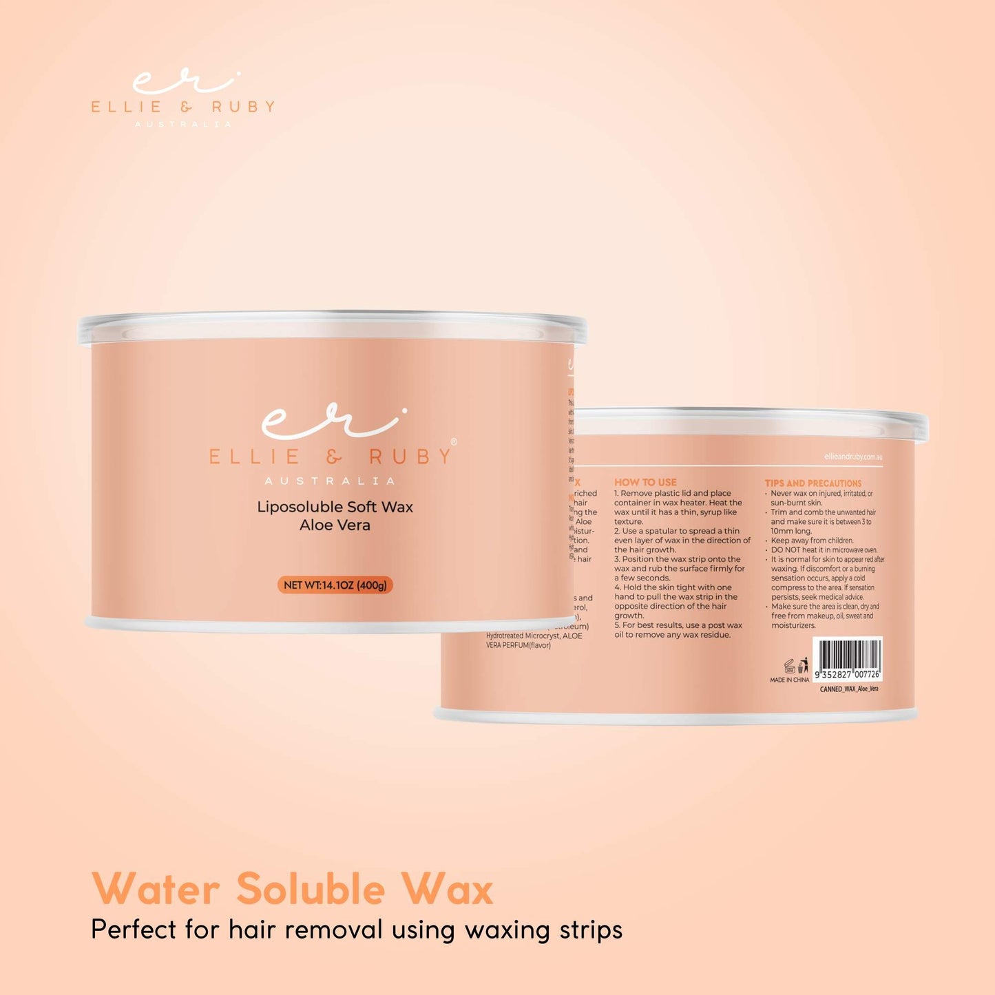 400g Soft Wax Hair Removal - Aloe Vera Depilatory For Salon Pot Warmer V238-SUPDZ-33206865526864