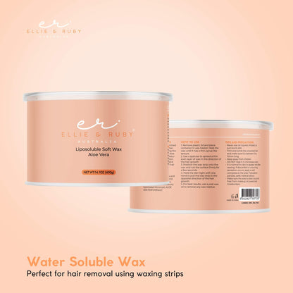 400g Soft Wax Hair Removal - Aloe Vera Depilatory For Salon Pot Warmer V238-SUPDZ-33206865526864