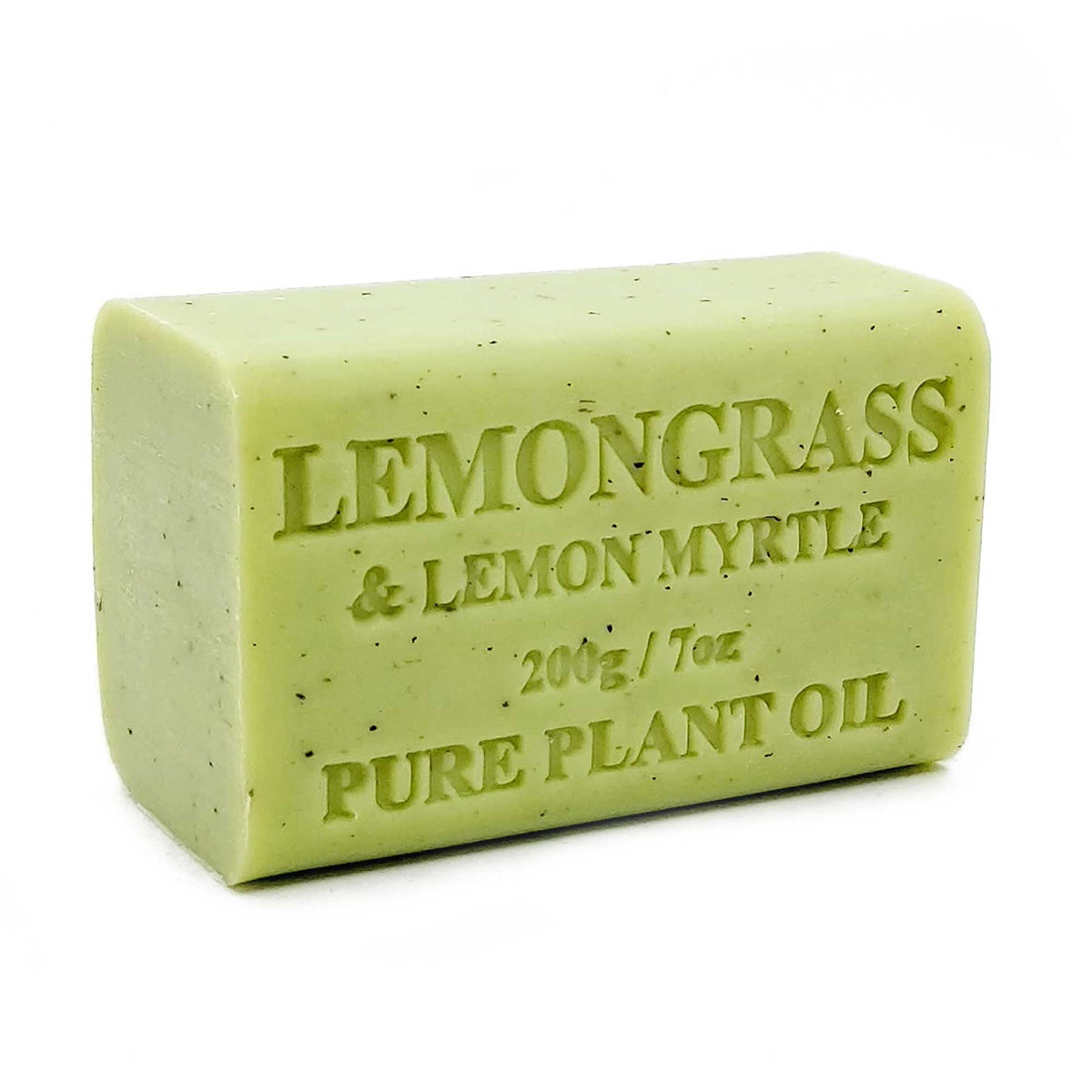 65x 200g Plant Oil Soap Lemongrass Lemon Myrtle Pure Vegetable Bar Australian V238-SUPDZ-33216592838736