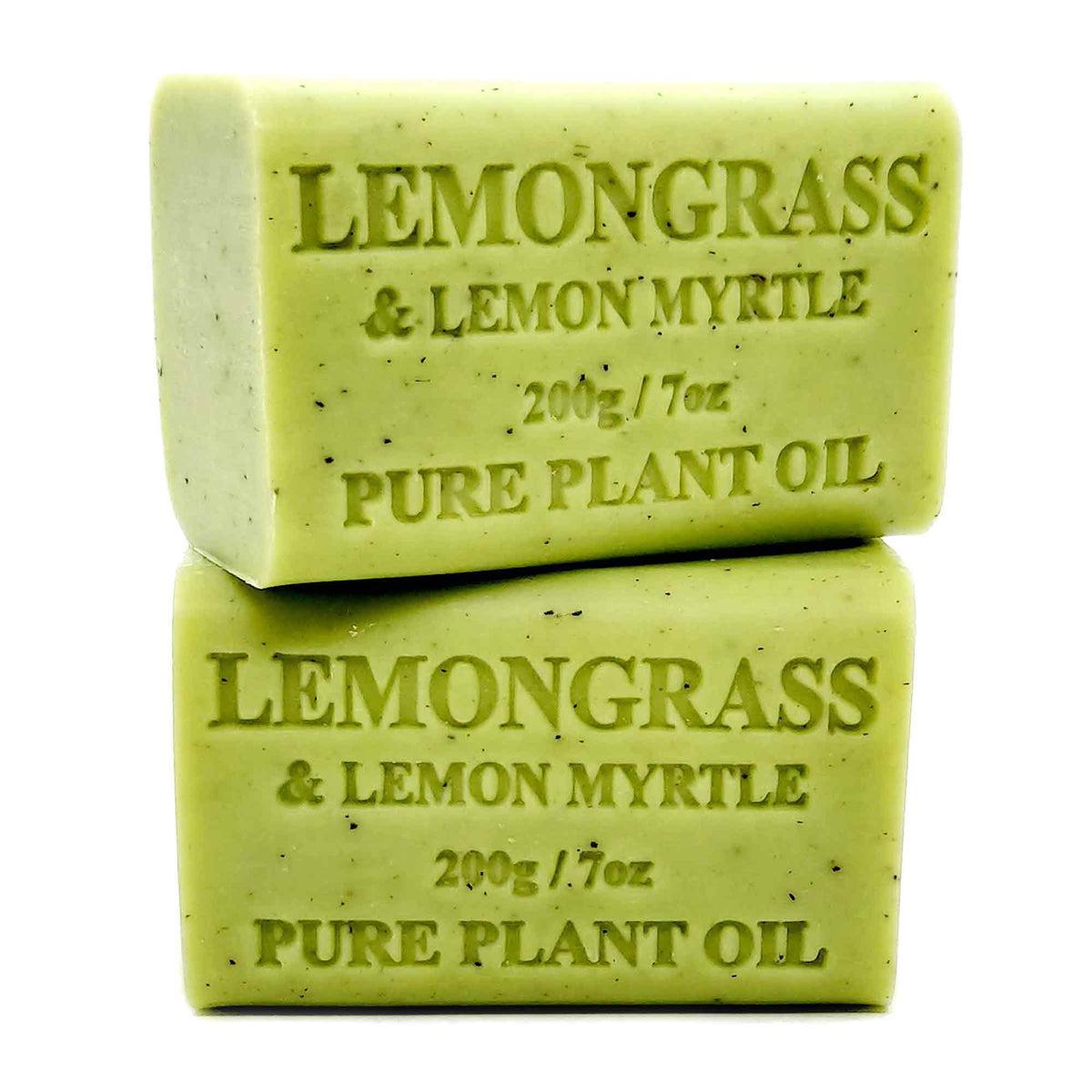 65x 200g Plant Oil Soap Lemongrass Lemon Myrtle Pure Vegetable Bar Australian V238-SUPDZ-33216592838736