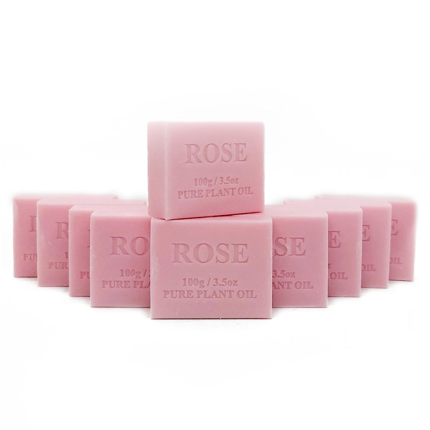 10x 100g Plant Oil Soap Rose Scent Pure Natural Vegetable Base Bar Australian V238-SUPDZ-33217870397520