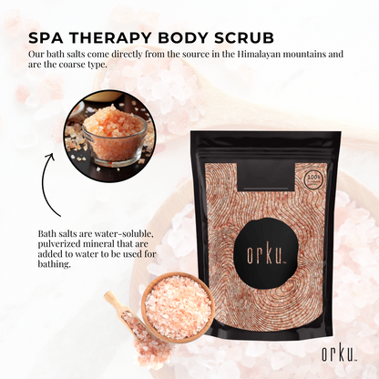 1Kg Pink Himalayan Bath Salts - Natural Crystal Rocks - Spa Therapy Body Scrub V238-SUPDZ-33331722182