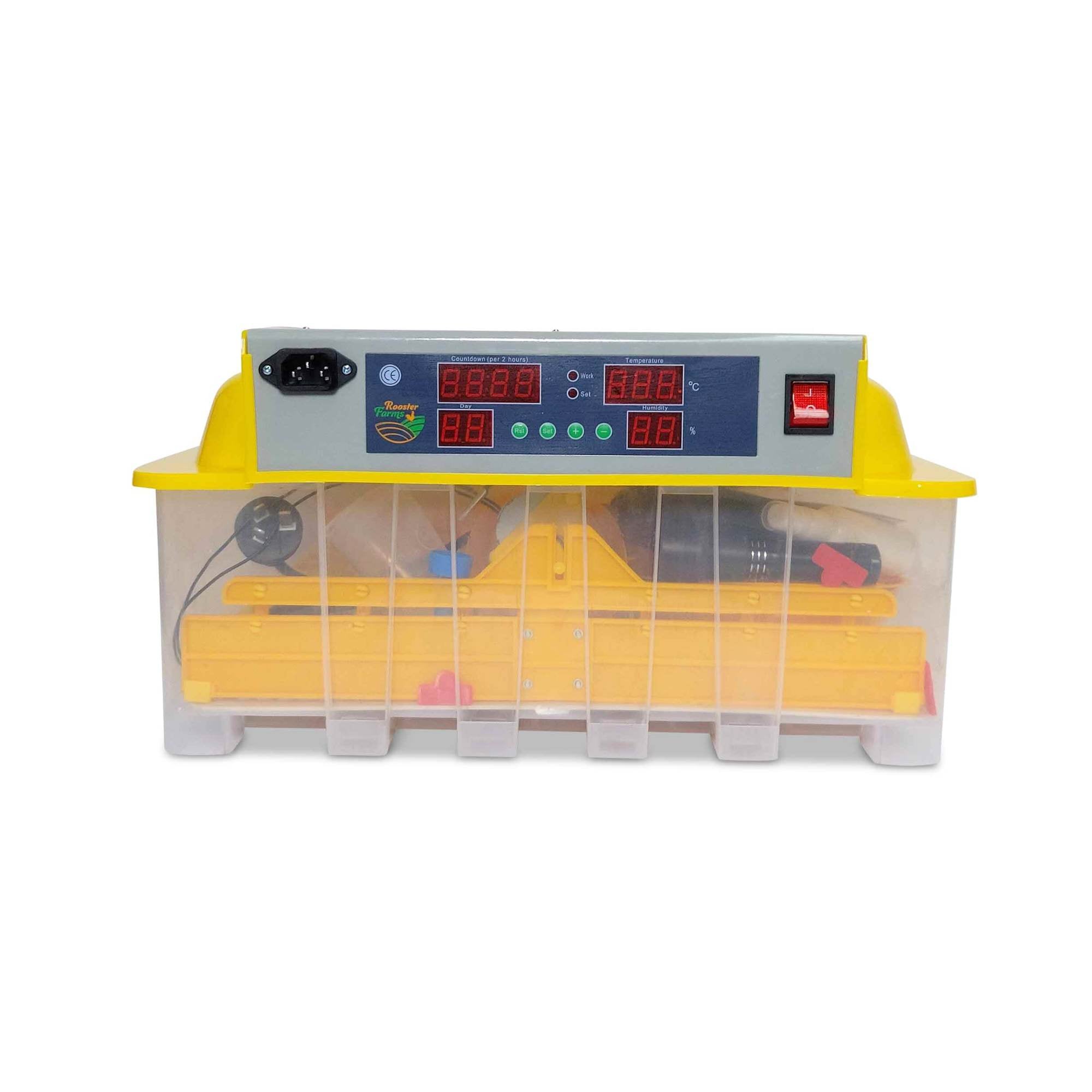 Rooster Farms Electric 48 Egg Incubator + Accessories for Chicken Quail Duck V238-SUPDZ-33454518150