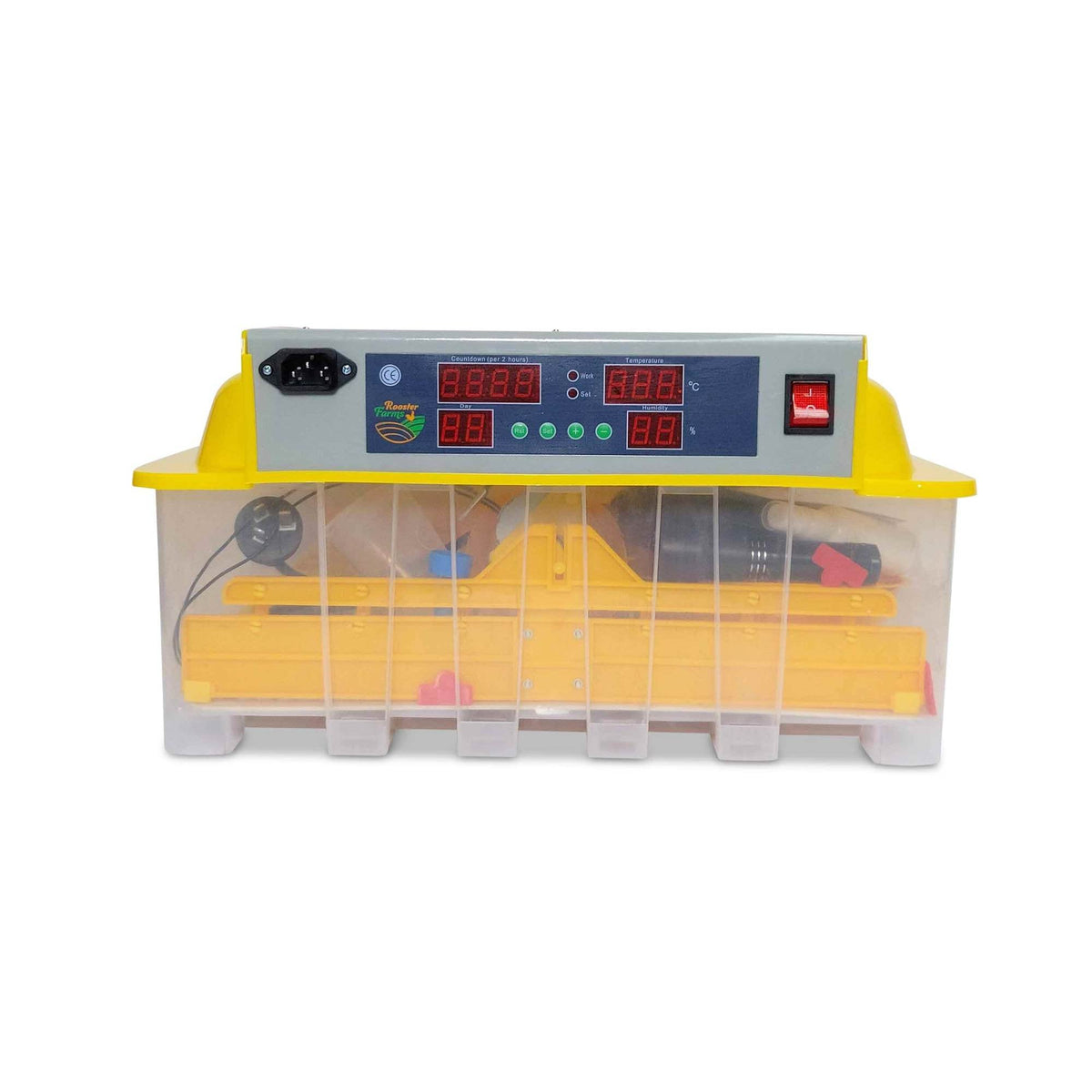 Rooster Farms Electric 48 Egg Incubator + Accessories for Chicken Quail Duck V238-SUPDZ-33454518150