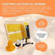 Rooster Farms Electric 48 Egg Incubator + Accessories for Chicken Quail Duck V238-SUPDZ-33454518150