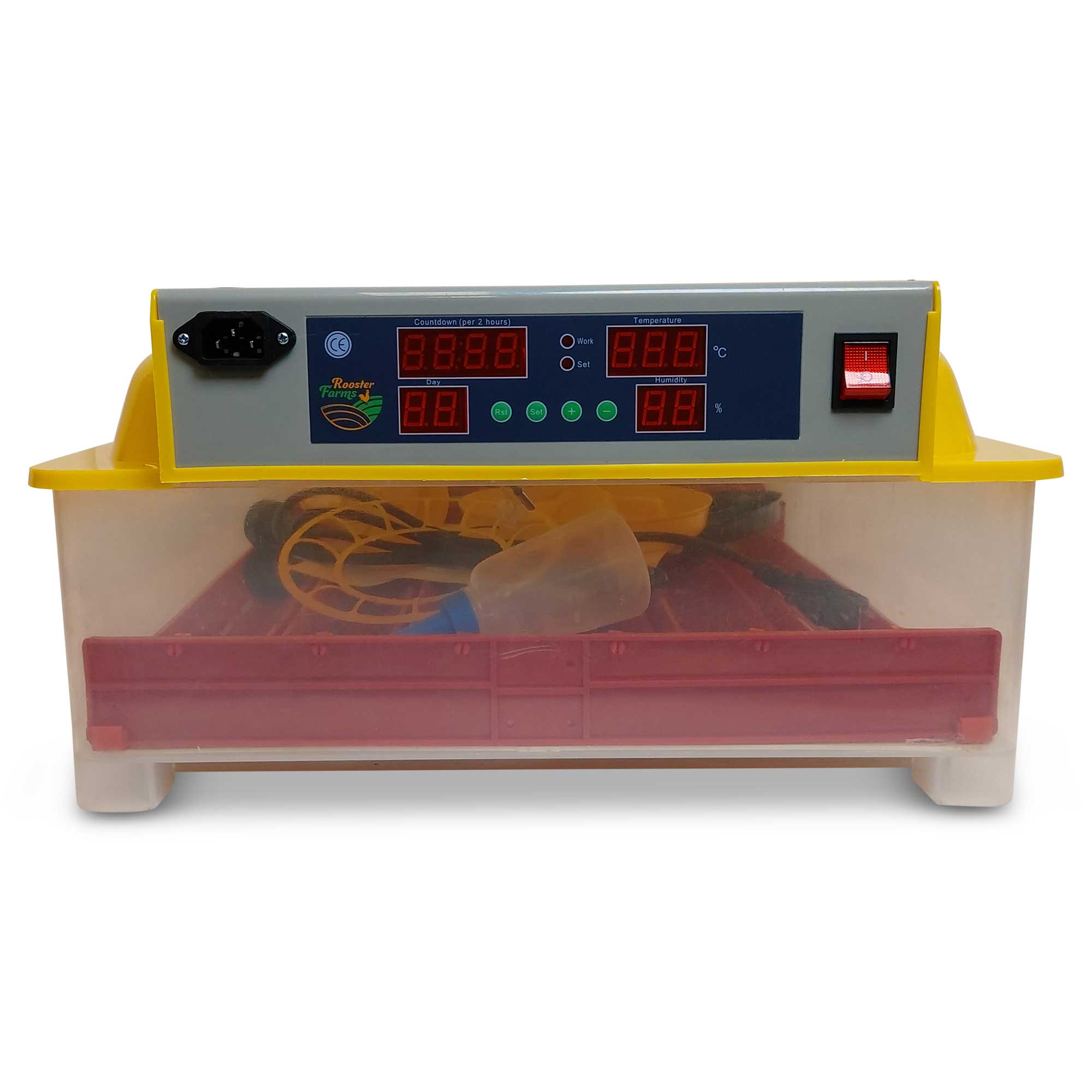 Rooster Farms Electric 60 Egg Incubator + Accessories for Chicken Quail Duck V238-SUPDZ-33454539334