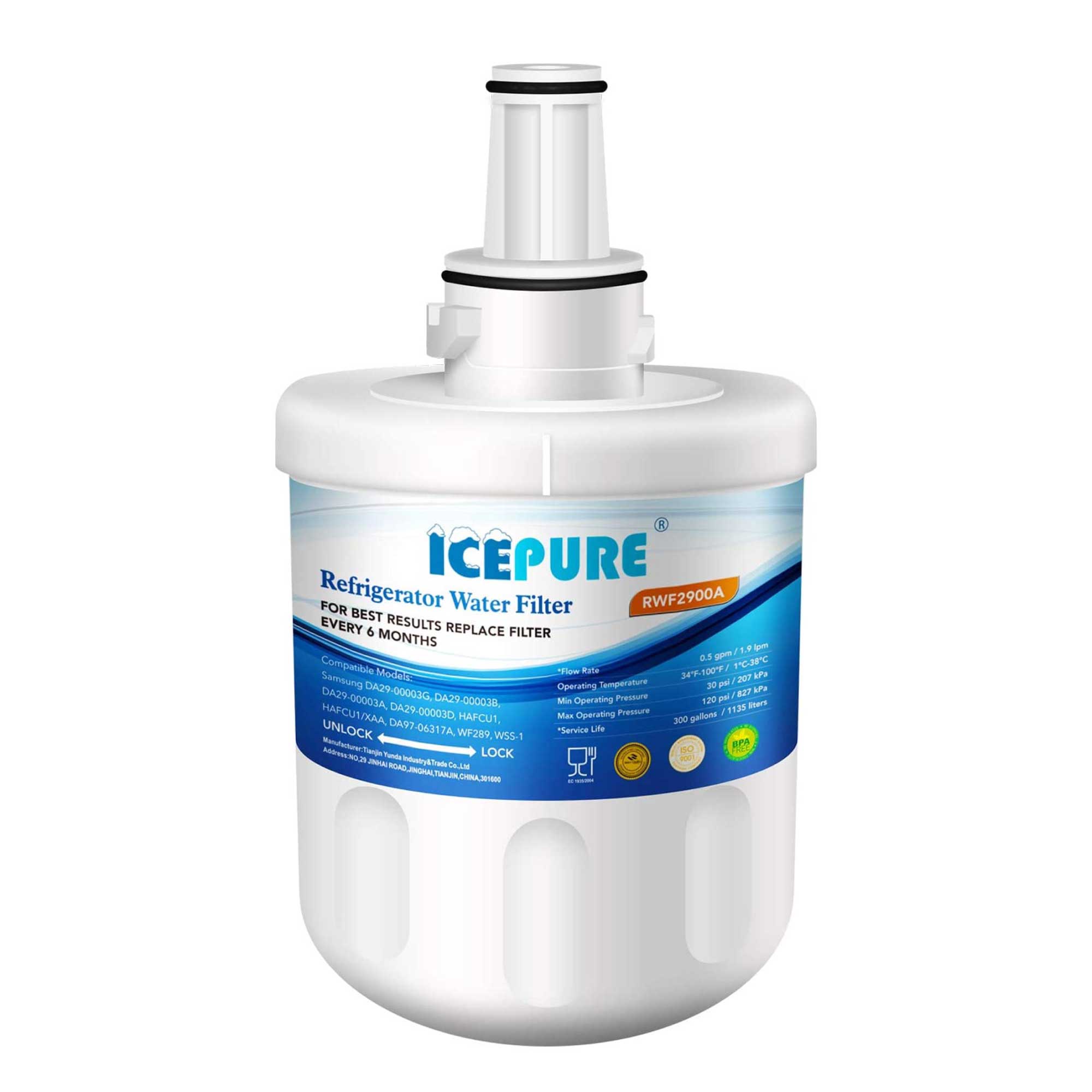 FRIDGE WATER FILTER RWF2900A RFC2900A 2 Steps For RFC1100A Icepure V238-SUPDZ-34503513926