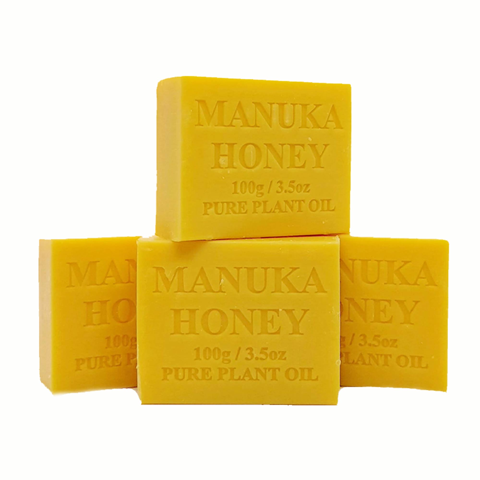 4x 100g Plant Oil Soap Manuka Honey Scent Pure Vegetable Base Bar Australian V238-SUPDZ-39247911190608