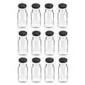 12x 500ml Flint Glass Jars + Twist Lids - Round Food Storage Preserving Jar V238-SUPDZ-39259095597136