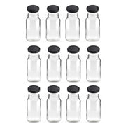 12x 500ml Flint Glass Jars + Twist Lids - Round Food Storage Preserving Jar V238-SUPDZ-39259095597136