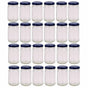 24x 375ml Flint Glass Jars + Twist Lids - Round Food Storage Preserving Jar V238-SUPDZ-39259157692496