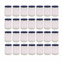 28x 250ml Flint Glass Jars + Twist Lids - Round Food Storage Small Spices V238-SUPDZ-39259192131664