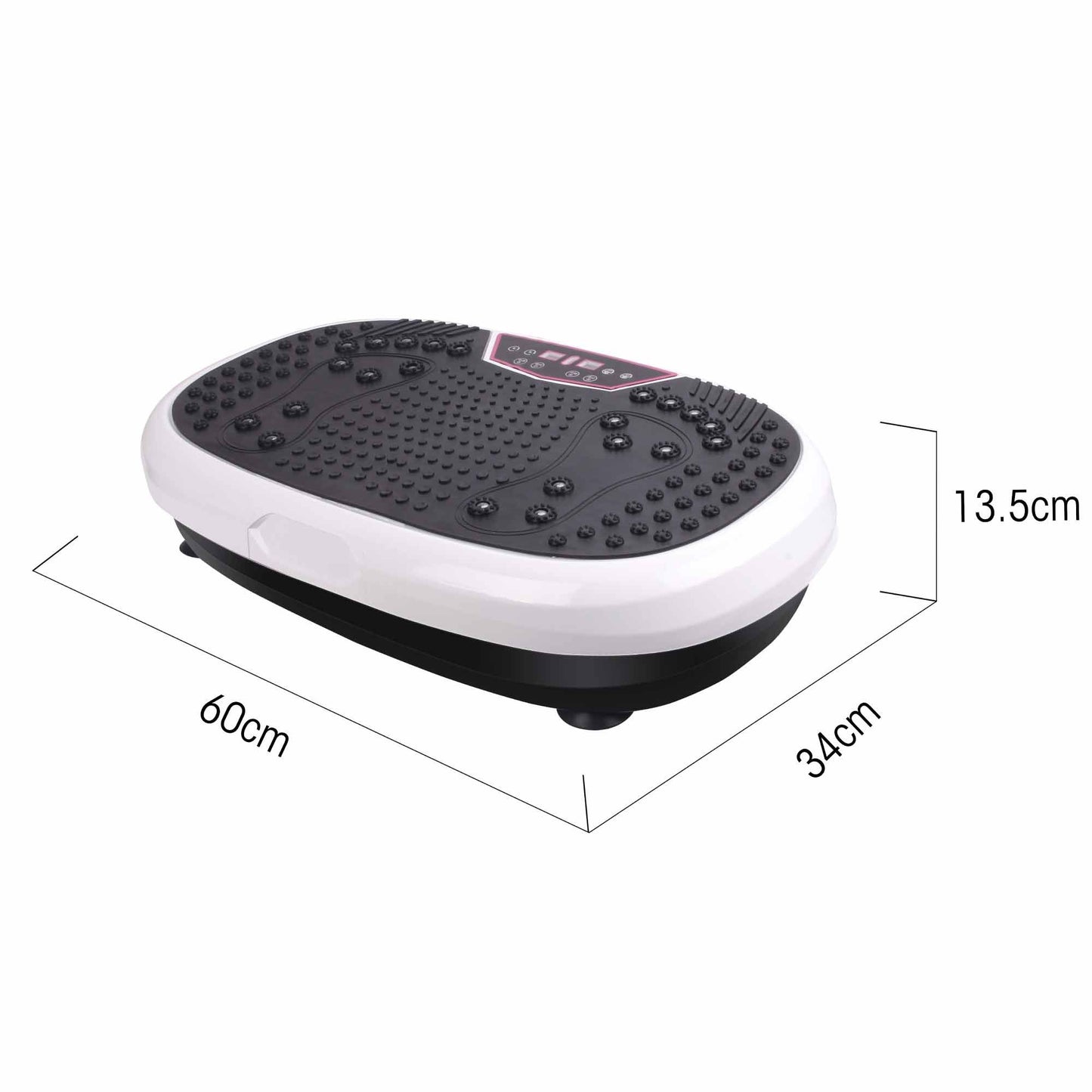 Social Hike 60cm Vibration Plate Machine Full Body Exercise Platform White V238-SUPDZ-39277730529360