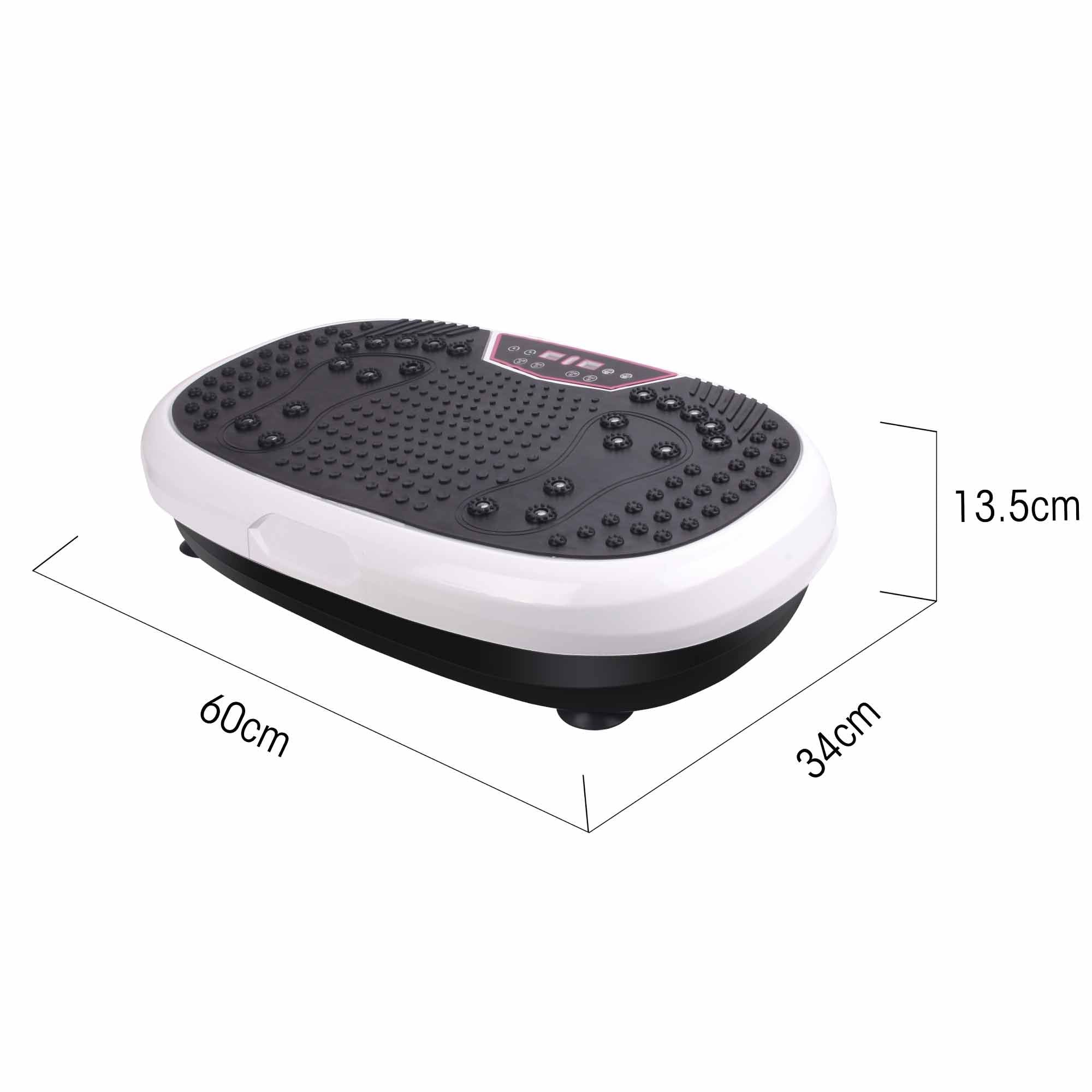 Social Hike 60cm Vibration Plate Machine Full Body Exercise Platform White V238-SUPDZ-39277730529360