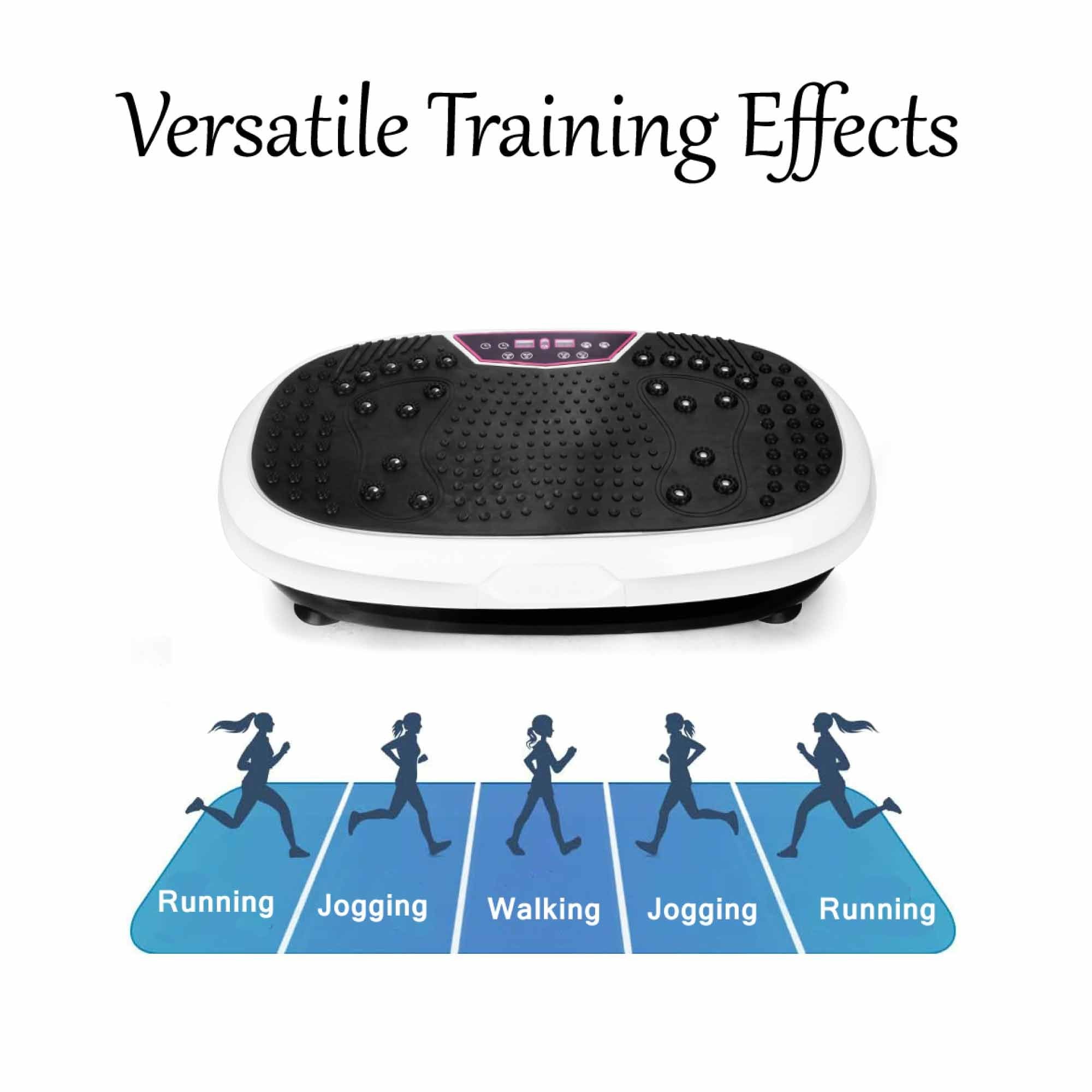 Social Hike 60cm Vibration Plate Machine Full Body Exercise Platform White V238-SUPDZ-39277730529360