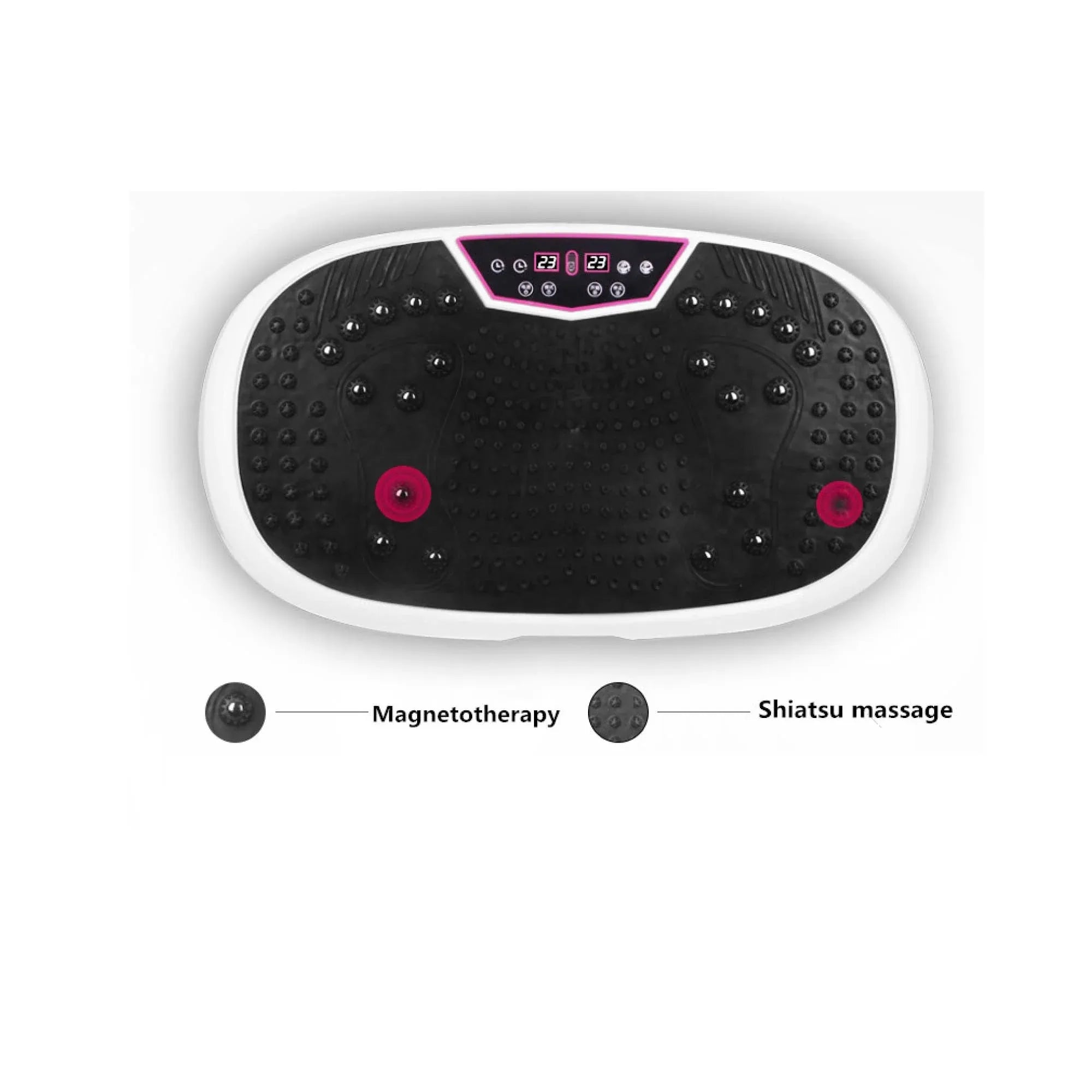 Social Hike 60cm Vibration Plate Machine Full Body Exercise Platform White V238-SUPDZ-39277730529360