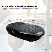 Social Hike 60cm Vibration Plate Machine Full Body Exercise Platform Black V238-SUPDZ-39285919055952