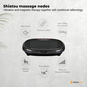 Social Hike 60cm Vibration Plate Machine Full Body Exercise Platform Black V238-SUPDZ-39285919055952