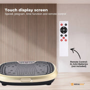 Social Hike 60cm Vibration Plate Machine Full Body Exercise Platform Gold V238-SUPDZ-39285942550608