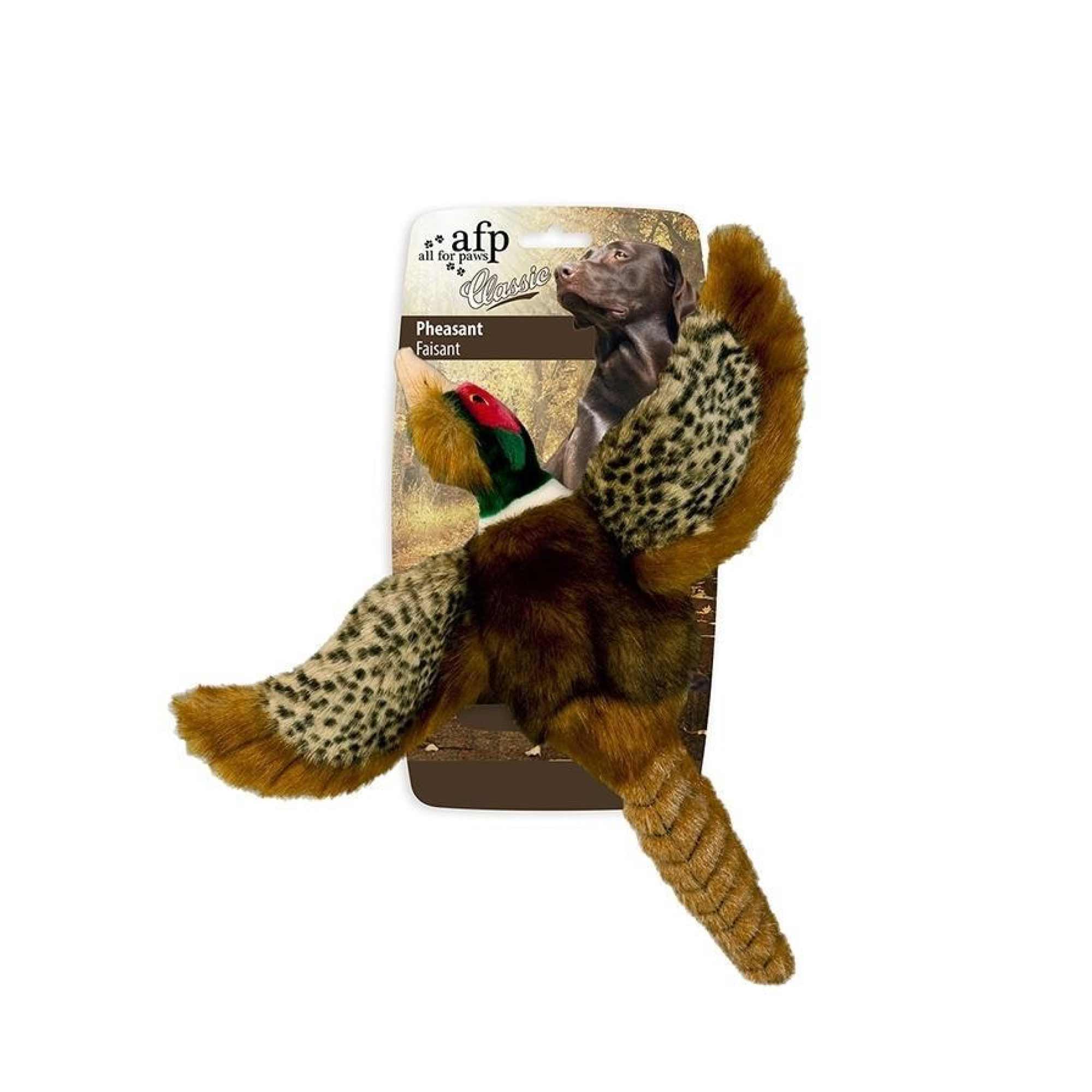Dog Plush Toy - Pheasant Squeaky Interactive Small Life Like Bird - Puppy Play V238-SUPDZ-39291482964048