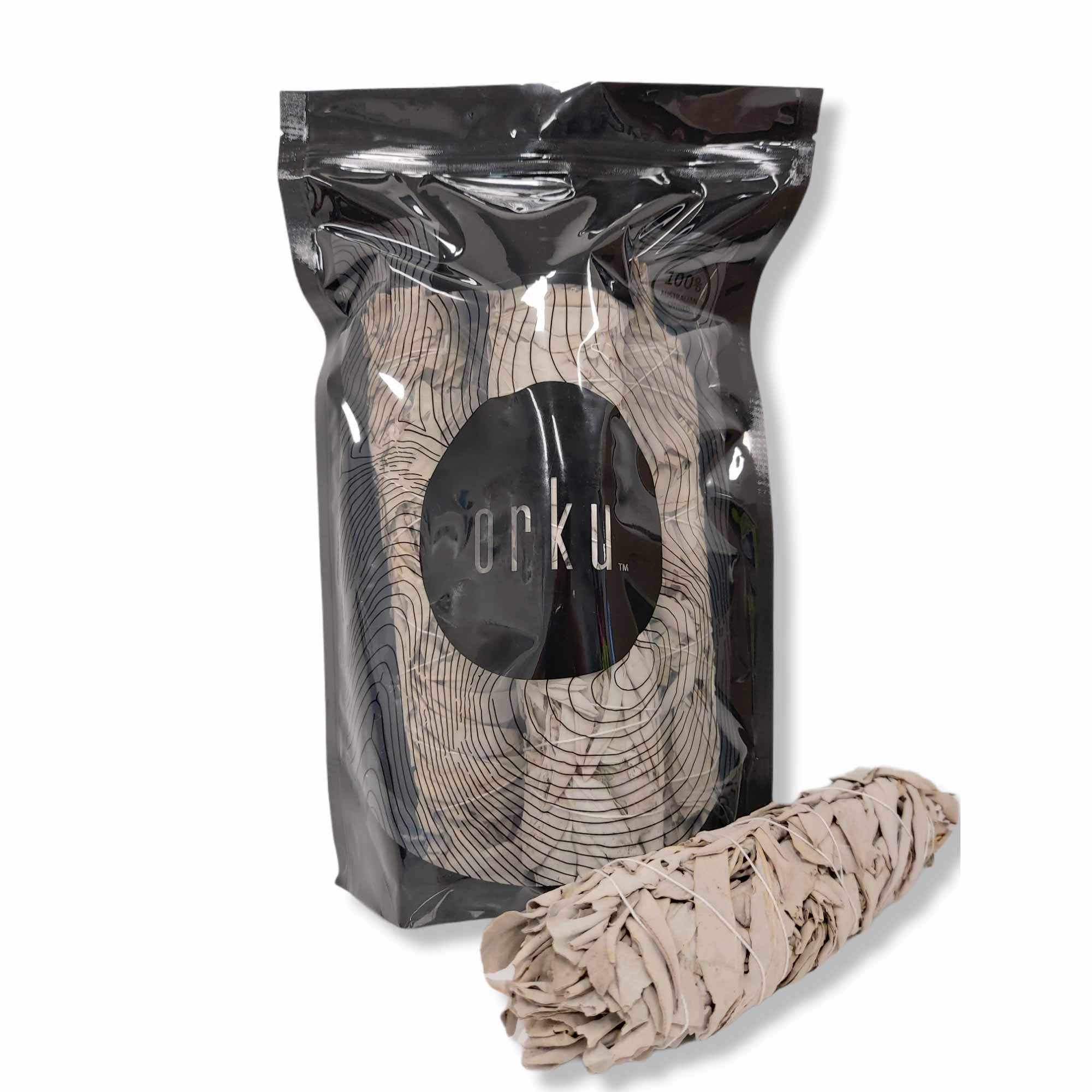 4x Californian White Sage Smudge Sticks - Jumbo 20-22cm Incense Cleansing Bundle V238-SUPDZ-39397016633424