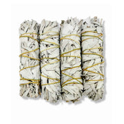 4x Californian White Sage Smudge Sticks - Large 18-20cm Incense Cleansing Bundle V238-SUPDZ-39397046124624